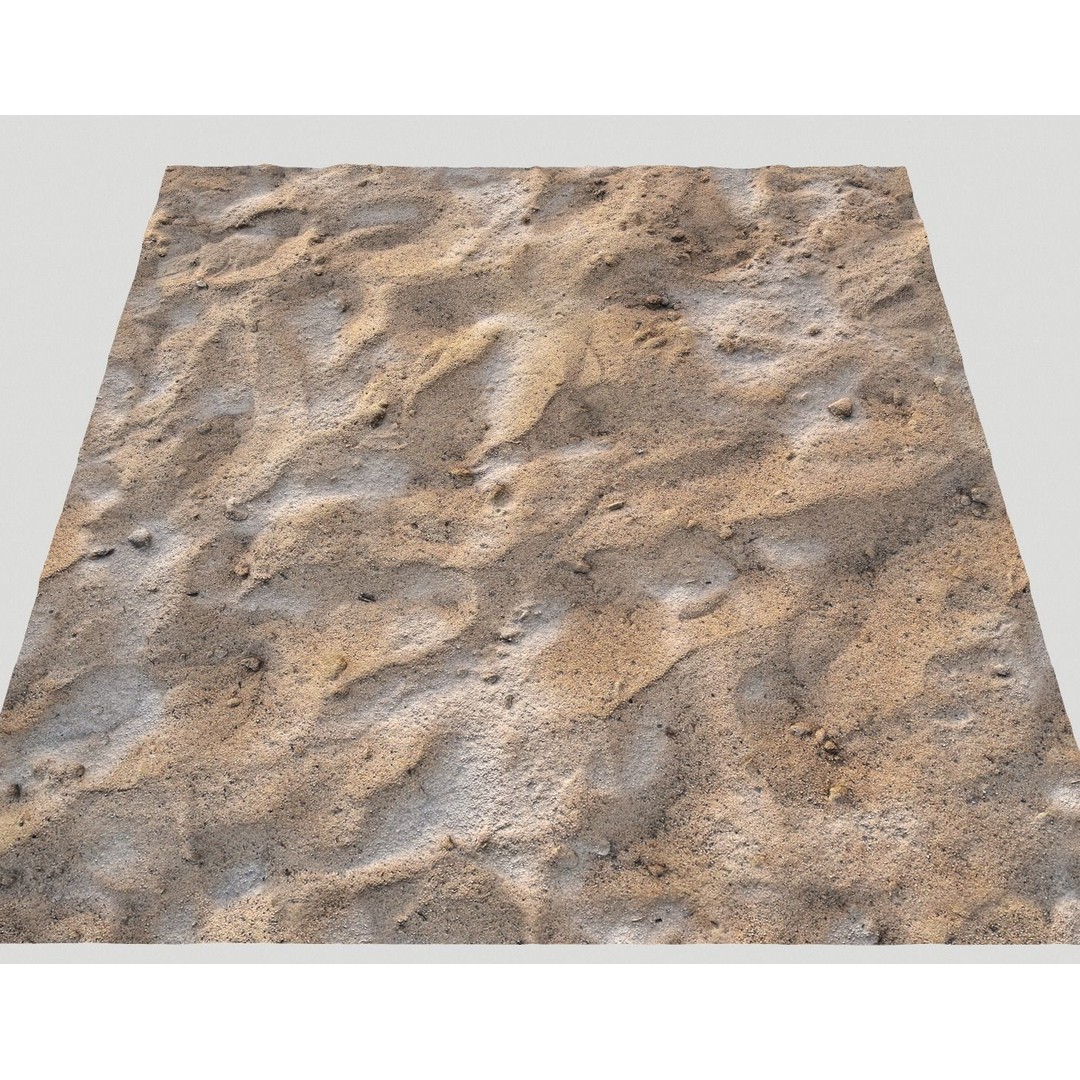 Sand Terrain 3D Model – PBR Textures for Natural Environments - View 18