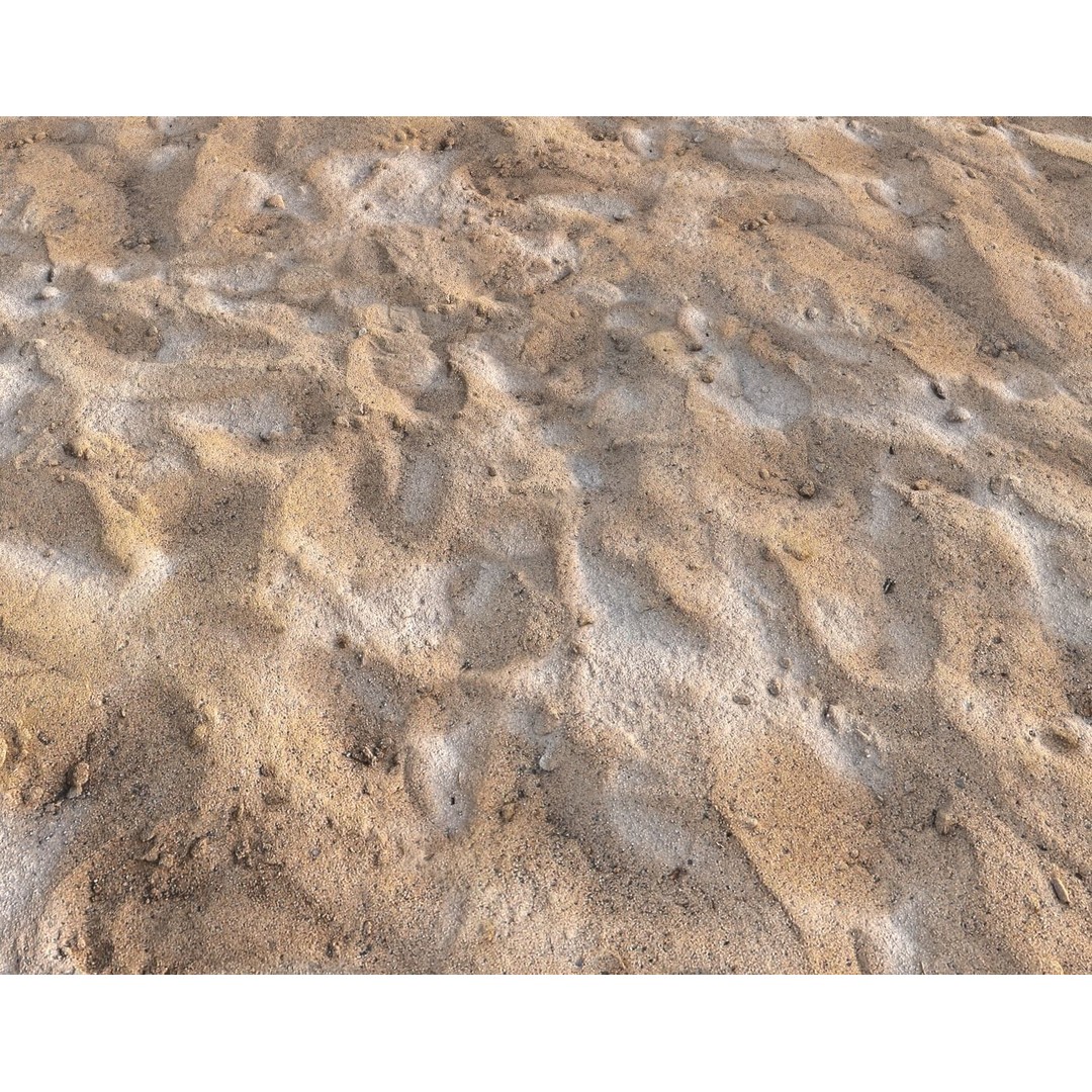 Sand Terrain 3D Model – PBR Textures for Natural Environments - View 3