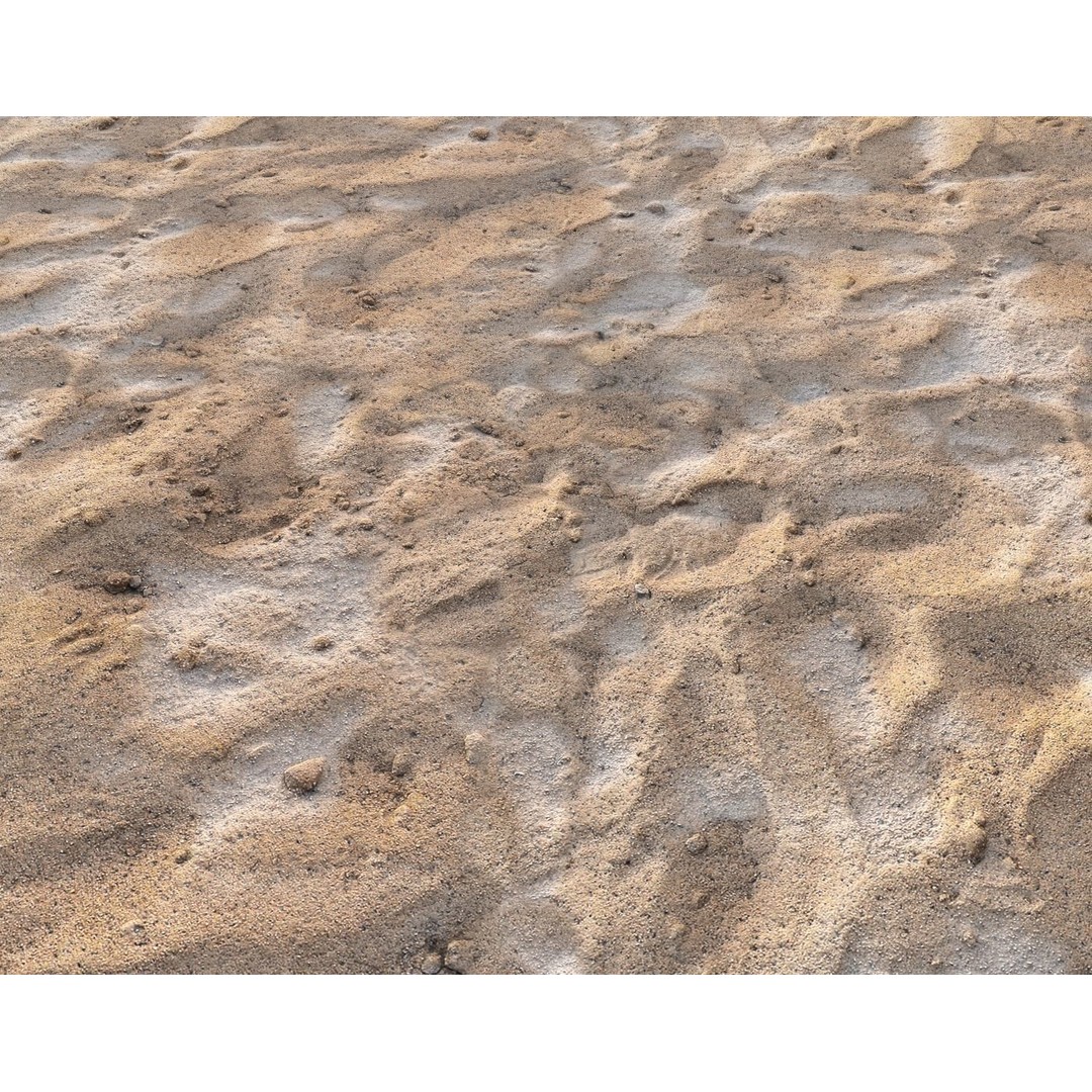 Sand Terrain 3D Model – PBR Textures for Natural Environments - View 4