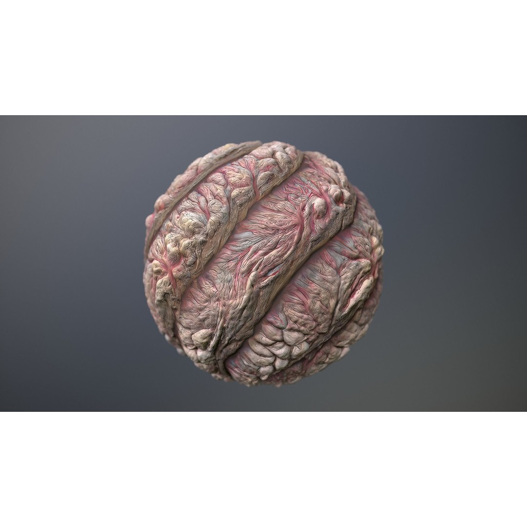 Monster Skin 3D Model – Seamless PBR Texture Pack for Games - View 10