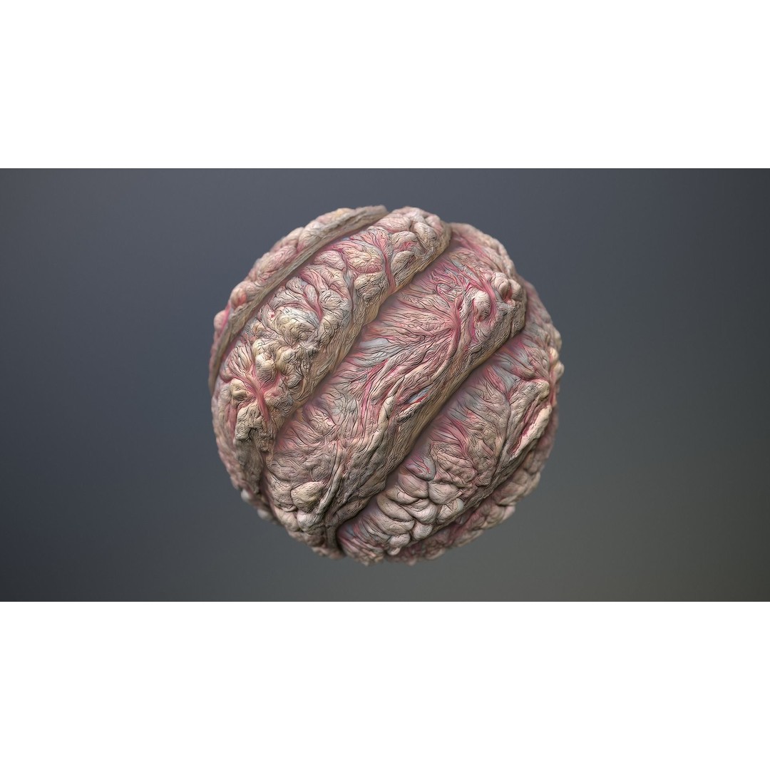 Monster Skin 3D Model – Seamless PBR Texture Pack for Games - View 11