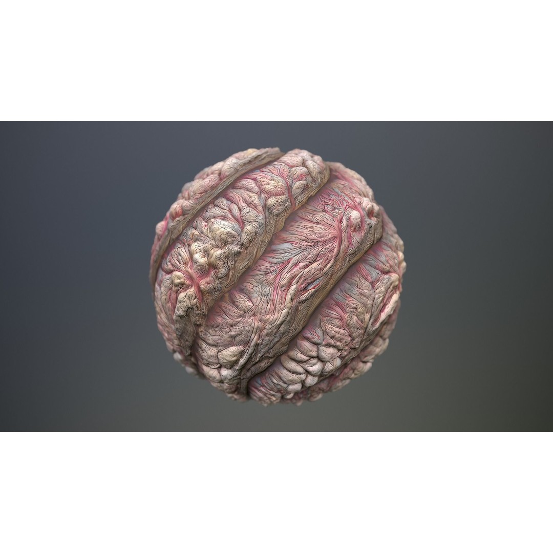 Monster Skin 3D Model – Seamless PBR Texture Pack for Games - View 12