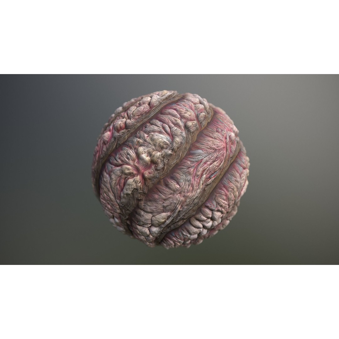 Monster Skin 3D Model – Seamless PBR Texture Pack for Games - View 13