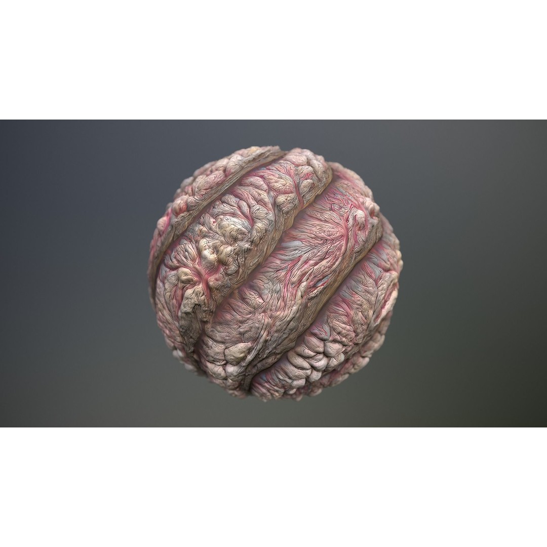 Monster Skin 3D Model – Seamless PBR Texture Pack for Games - View 14