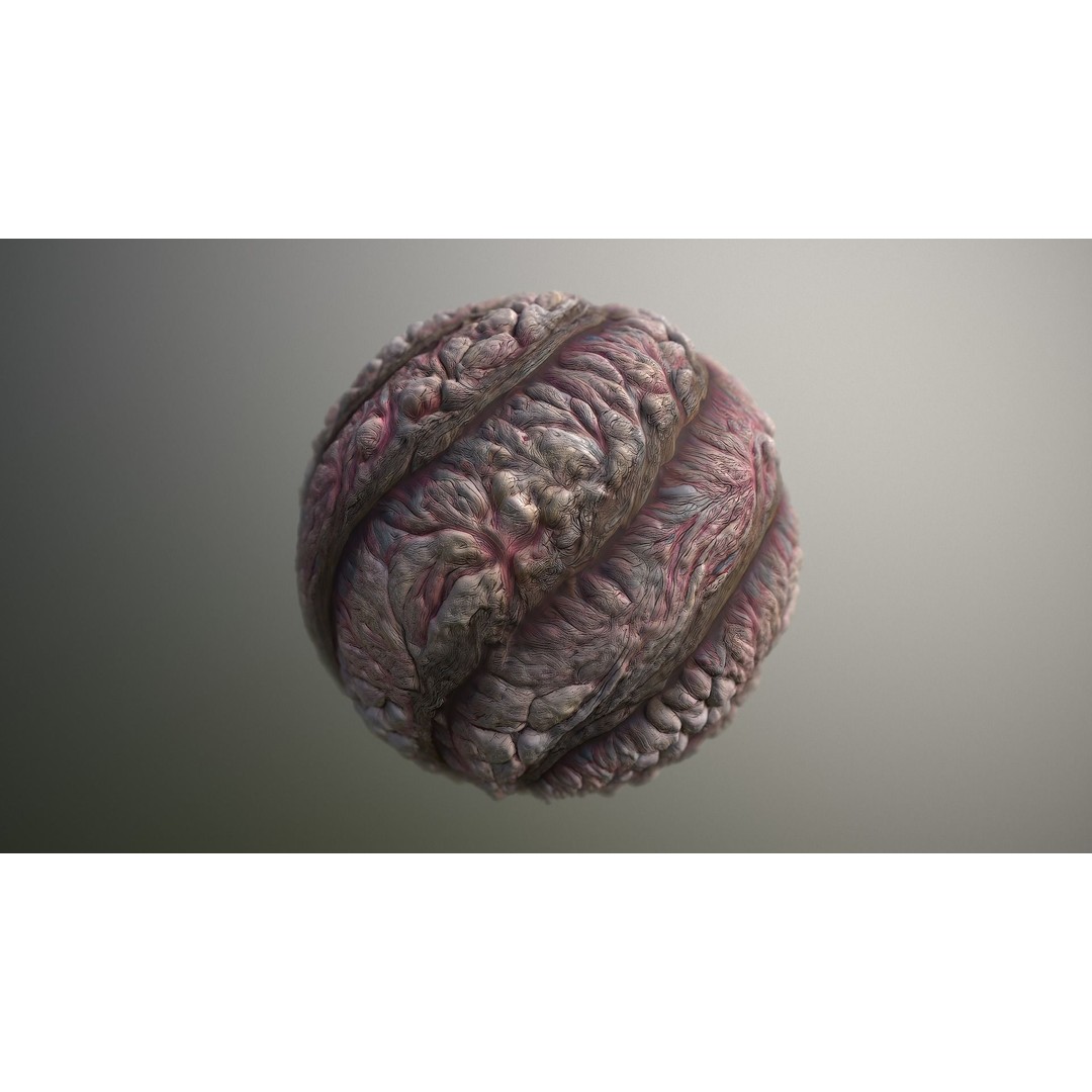 Monster Skin 3D Model – Seamless PBR Texture Pack for Games - View 16