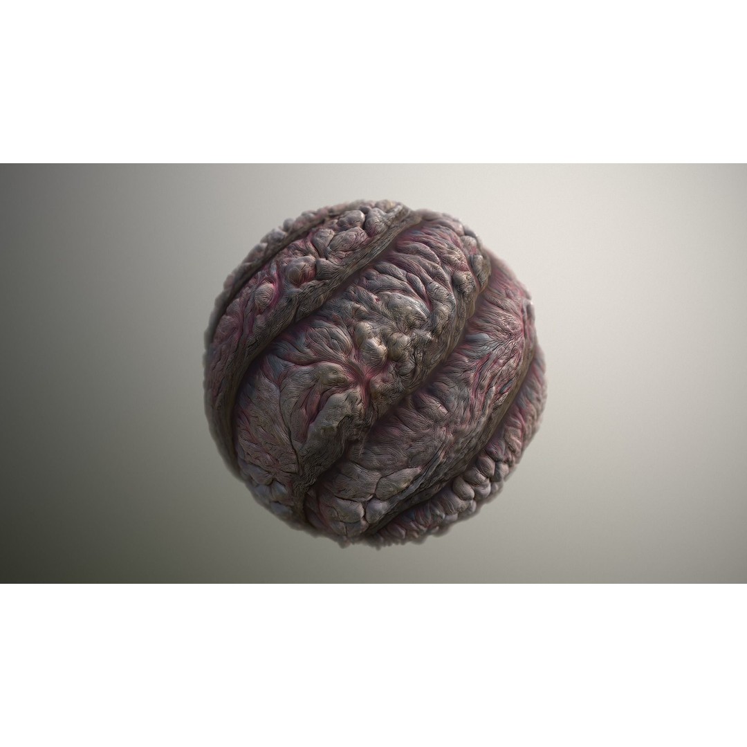 Monster Skin 3D Model – Seamless PBR Texture Pack for Games - View 17