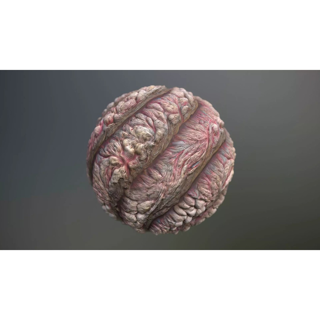 Monster Skin 3D Model – Seamless PBR Texture Pack for Games - View 2