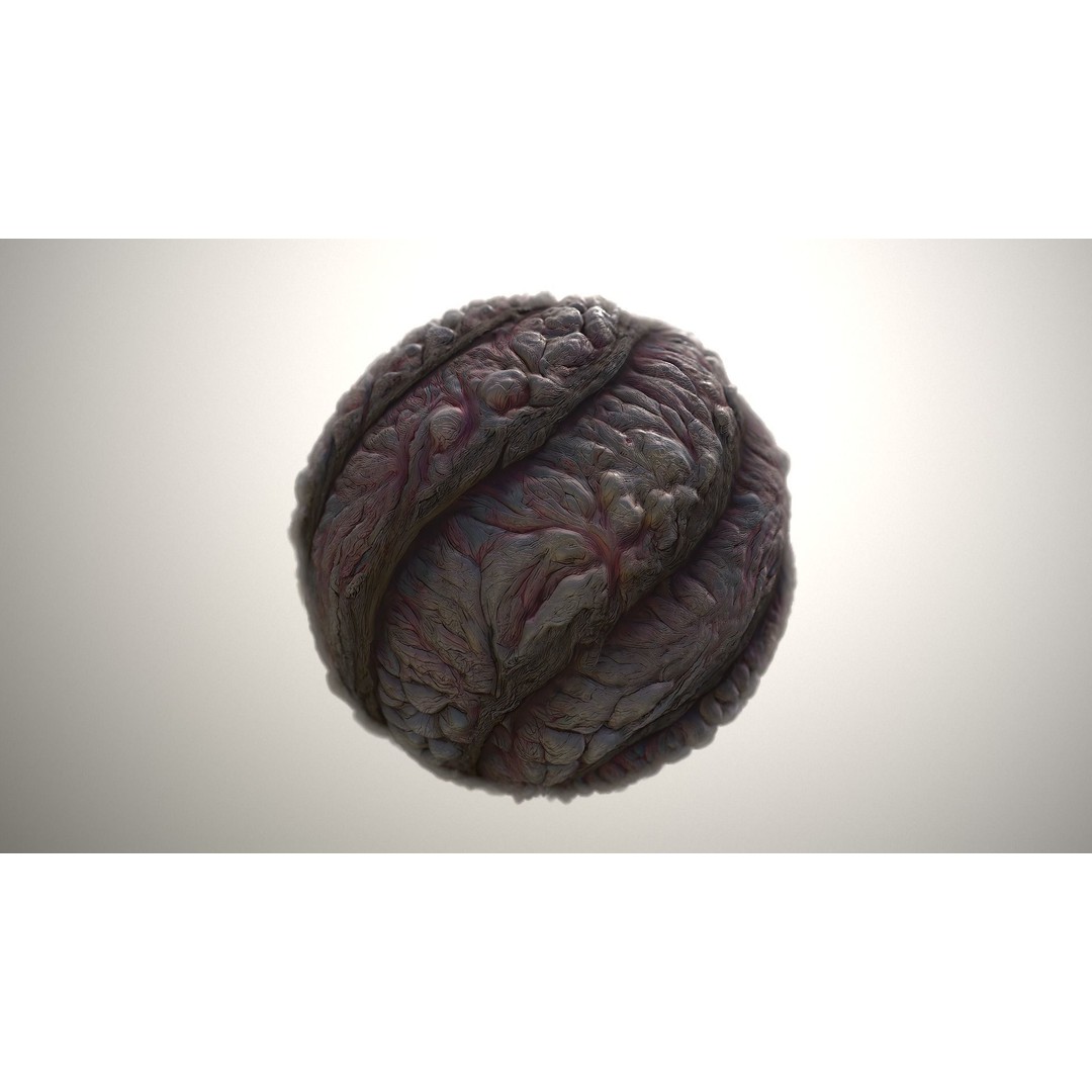 Monster Skin 3D Model – Seamless PBR Texture Pack for Games - View 20