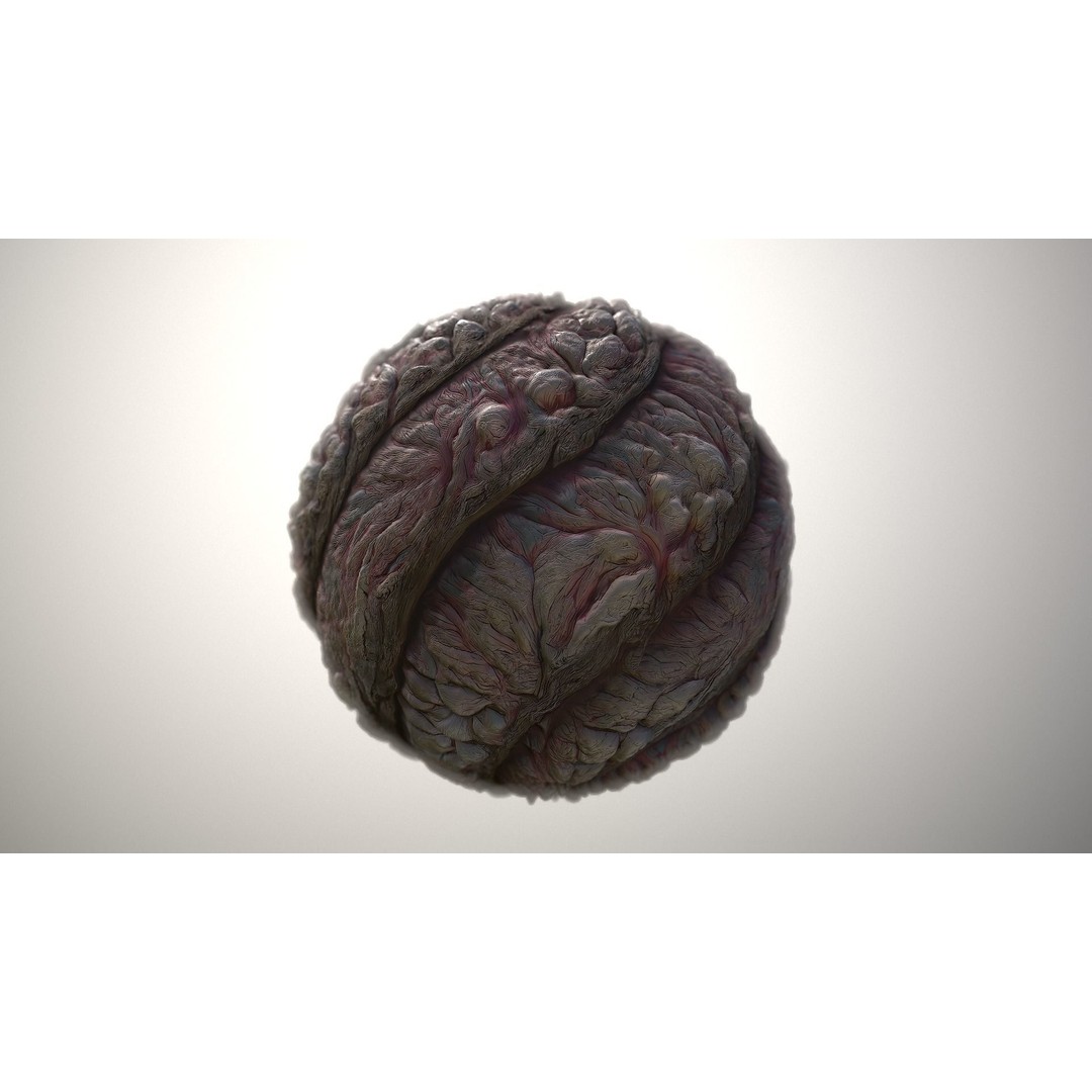 Monster Skin 3D Model – Seamless PBR Texture Pack for Games - View 3