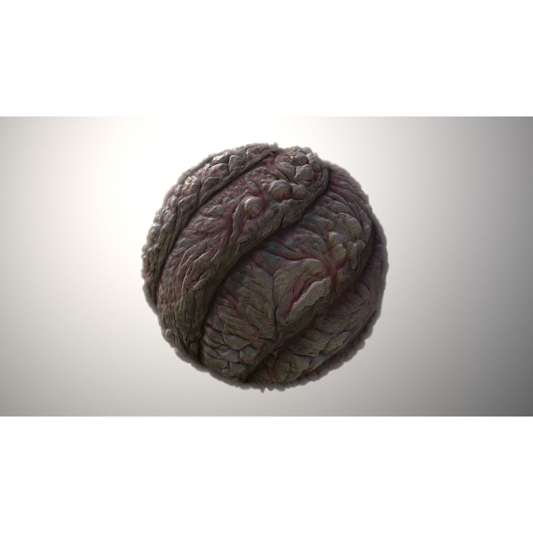 Monster Skin 3D Model – Seamless PBR Texture Pack for Games - View 4