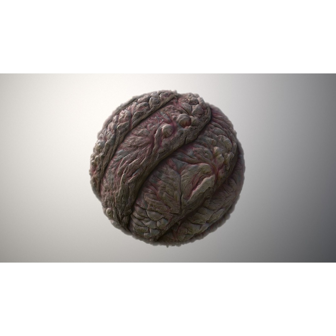 Monster Skin 3D Model – Seamless PBR Texture Pack for Games - View 5