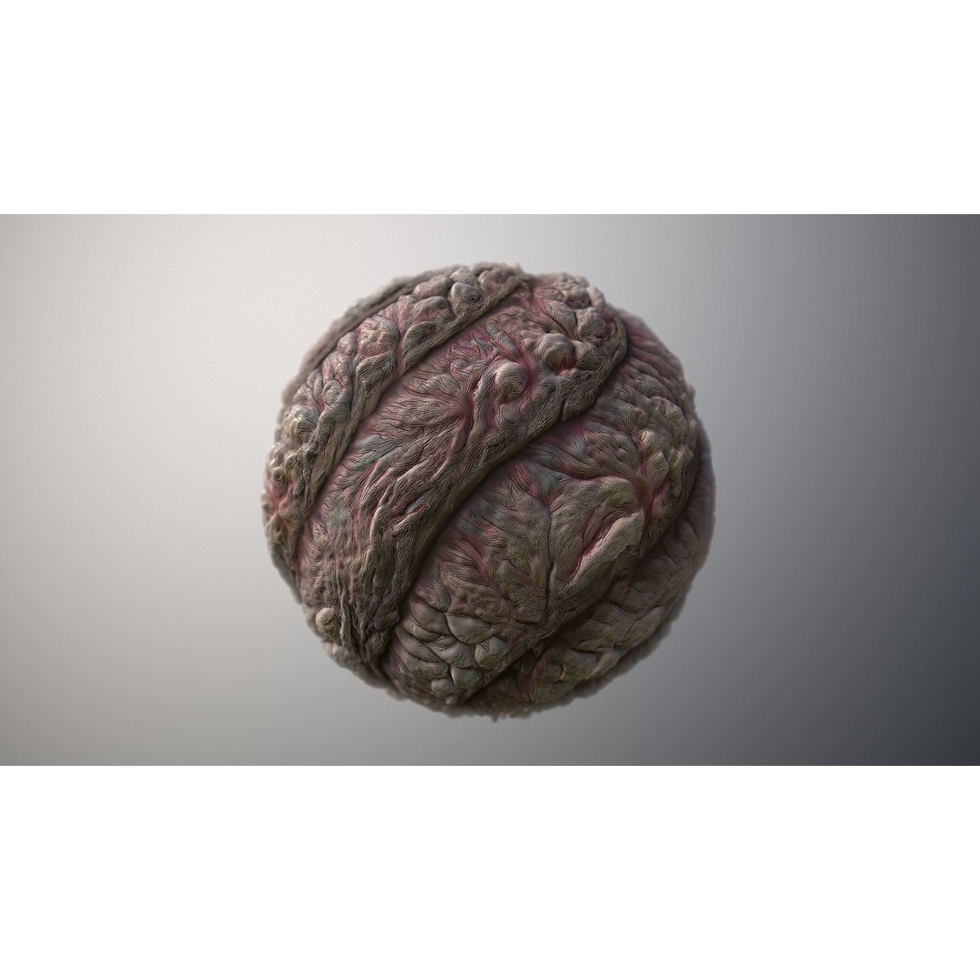 Monster Skin 3D Model – Seamless PBR Texture Pack for Games - View 6
