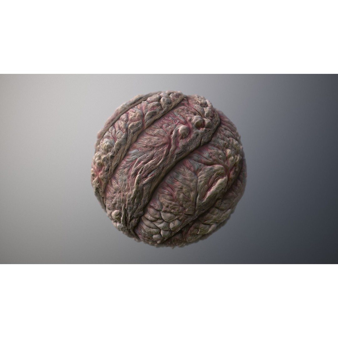 Monster Skin 3D Model – Seamless PBR Texture Pack for Games - View 7