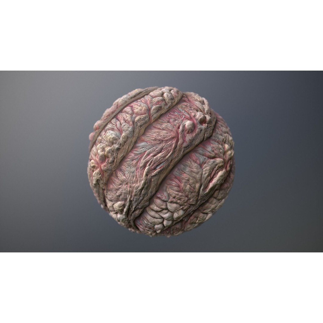 Monster Skin 3D Model – Seamless PBR Texture Pack for Games - View 9