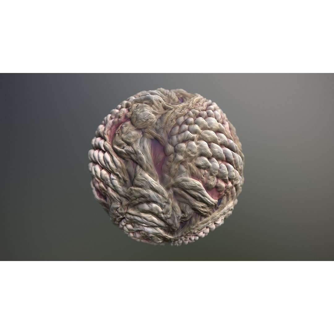 Monster Skin Texture 3D Model – Seamless PBR Game Asset, 8K/4K - View 13