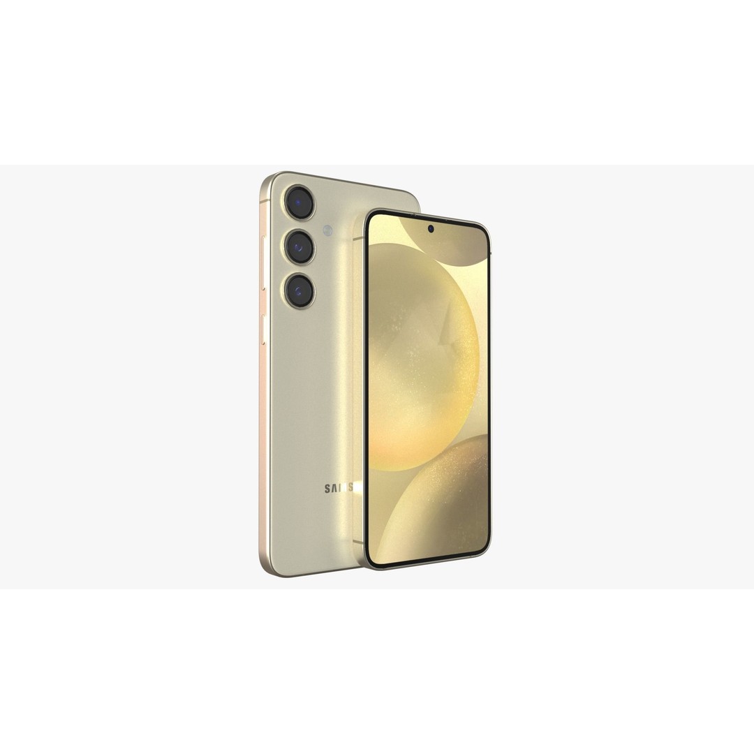 Samsung Galaxy S24 & S24 Plus 3D Model – Low Poly PBR Game Asset, FBX - View 3