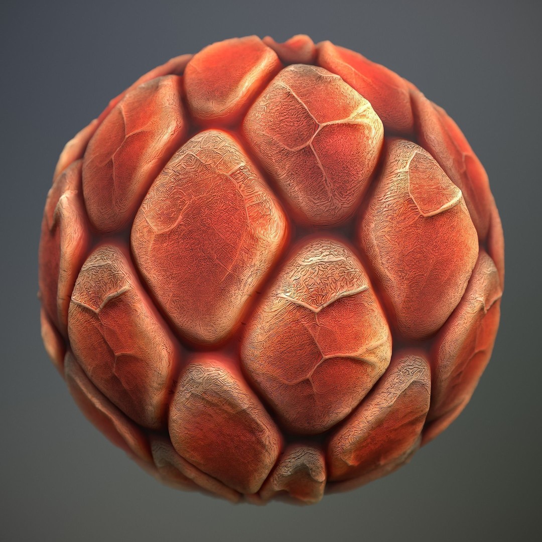 Alien Skin 3D Model – Seamless PBR Texture Pack for Characters