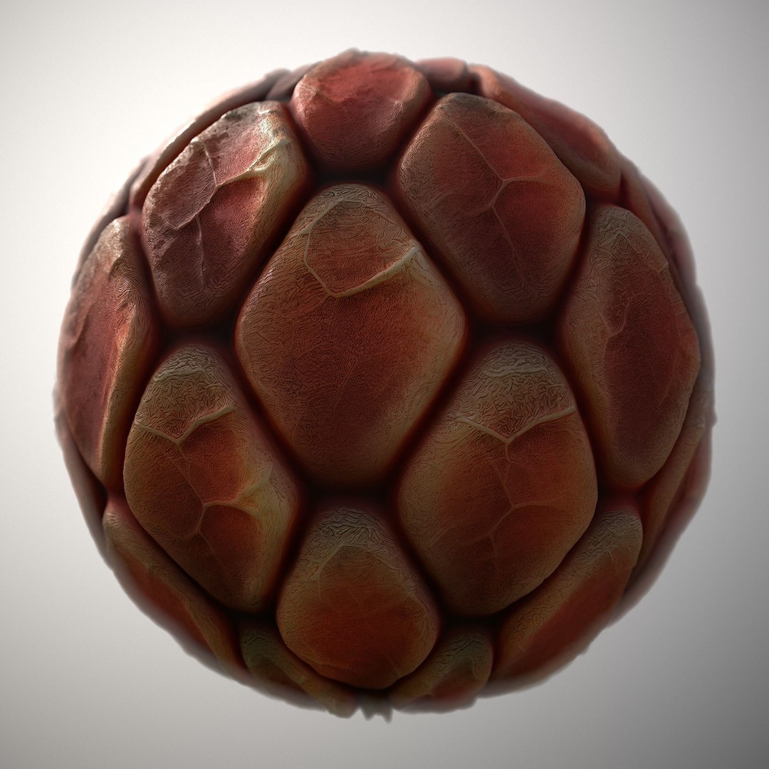 Alien Skin 3D Model – Seamless PBR Texture Pack for Characters - View 13