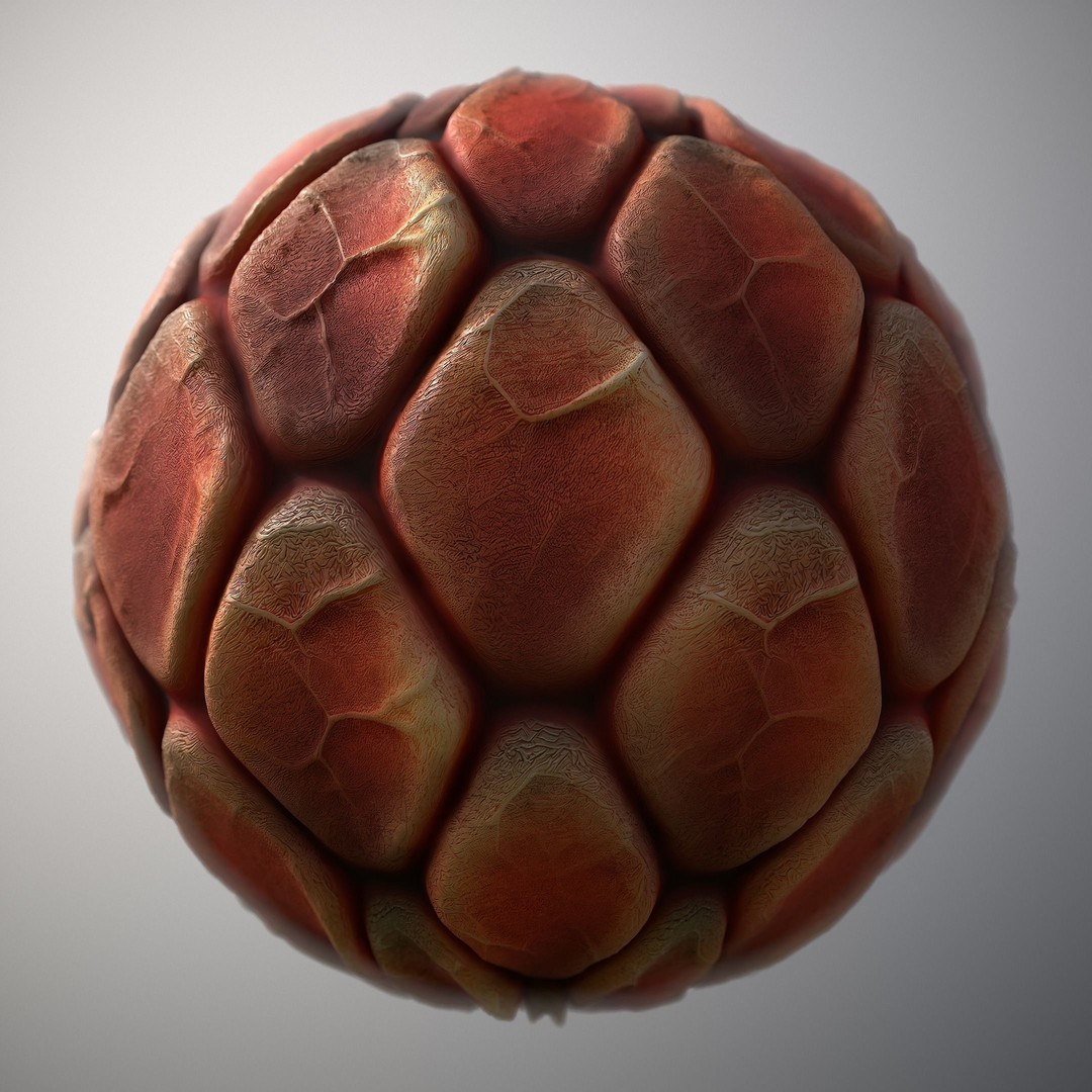 Alien Skin 3D Model – Seamless PBR Texture Pack for Characters - View 14