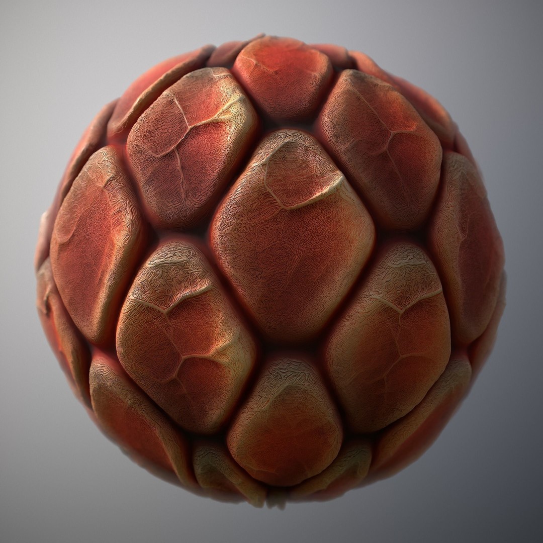 Alien Skin 3D Model – Seamless PBR Texture Pack for Characters - View 15