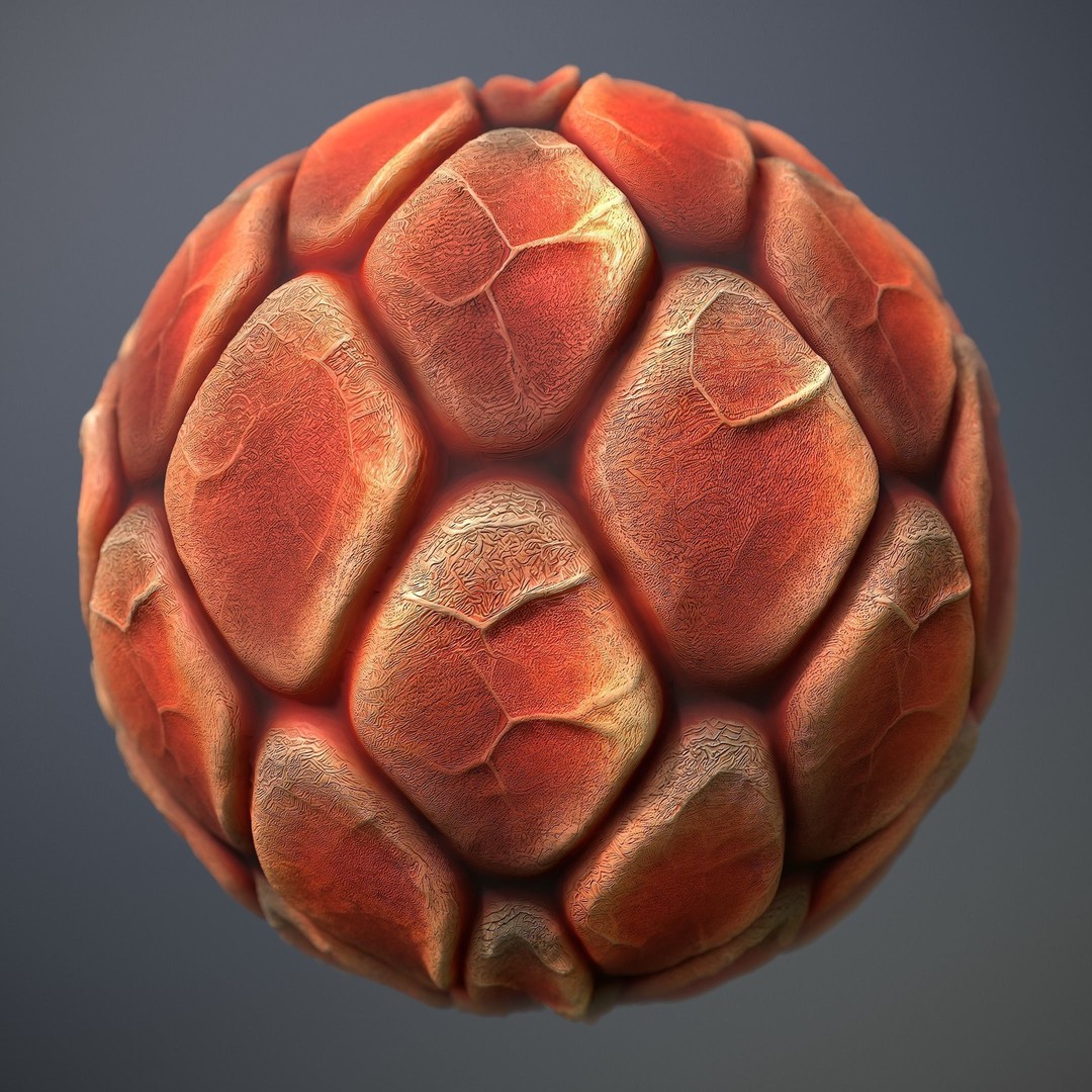 Alien Skin 3D Model – Seamless PBR Texture Pack for Characters - View 18