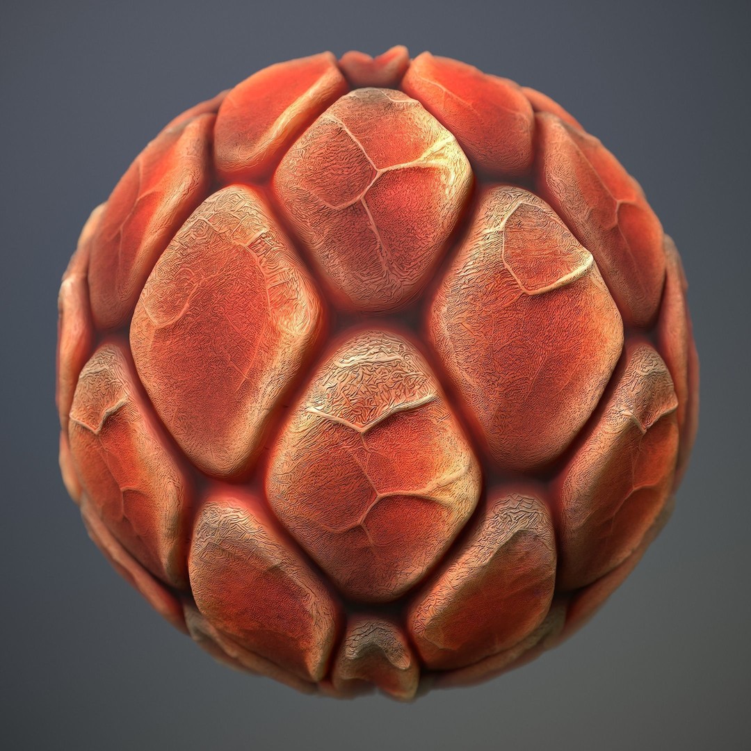 Alien Skin 3D Model – Seamless PBR Texture Pack for Characters - View 19