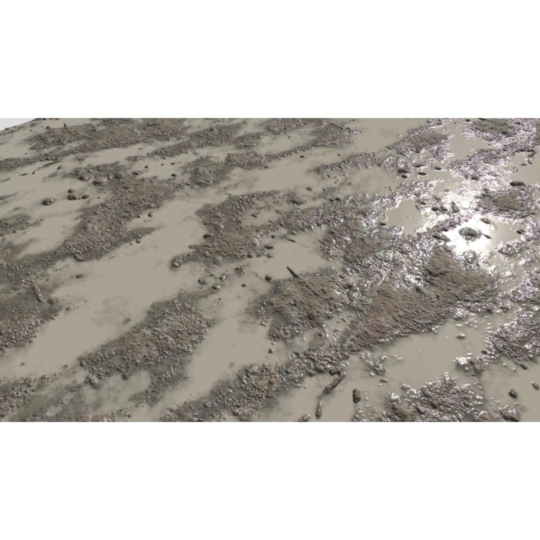 Dirty Sand Terrain PBR Pack 1 – Seamless Textures for Natural Environments - View 2