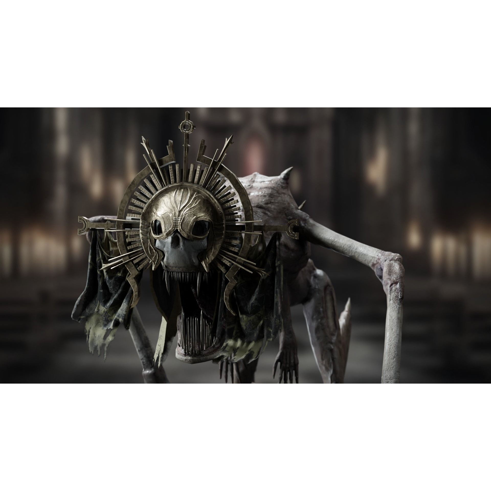 Creepy Monster - Low-Poly Game-Ready 3D Model - View 6