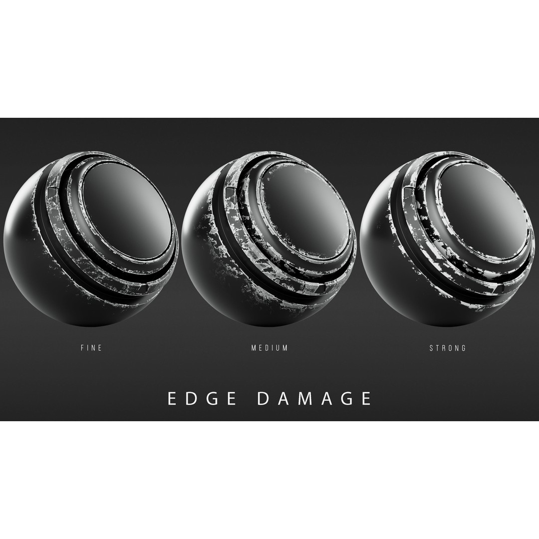High Detail Smart Masks 3D Model – Customizable PBR Textures, Substance