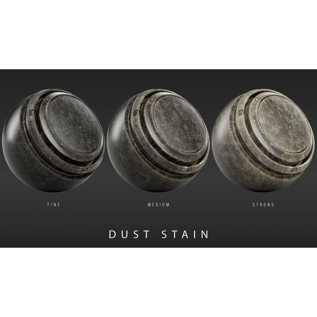 High Detail Smart Masks 3D Model – Customizable PBR Textures, Substance - View 25