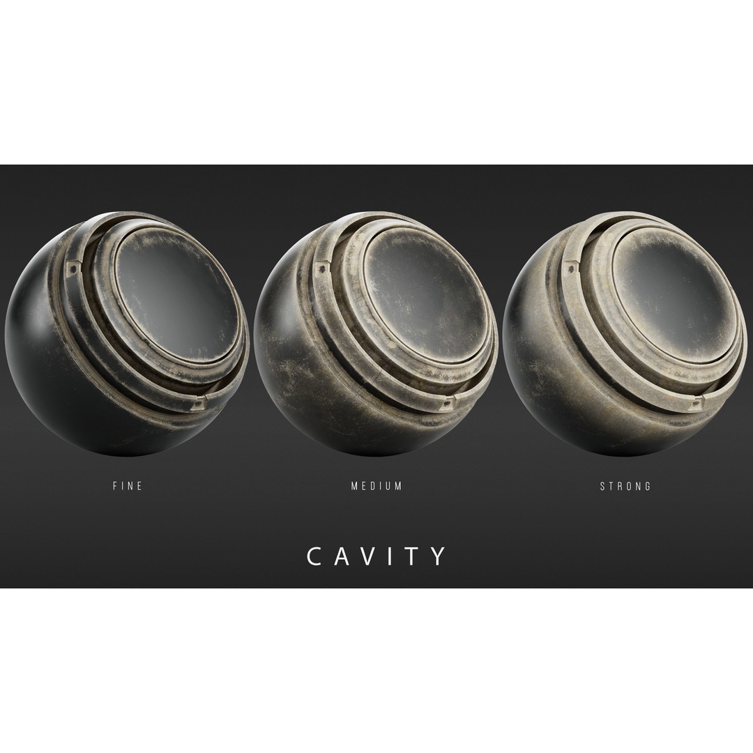 High Detail Smart Masks 3D Model – Customizable PBR Textures, Substance - View 4