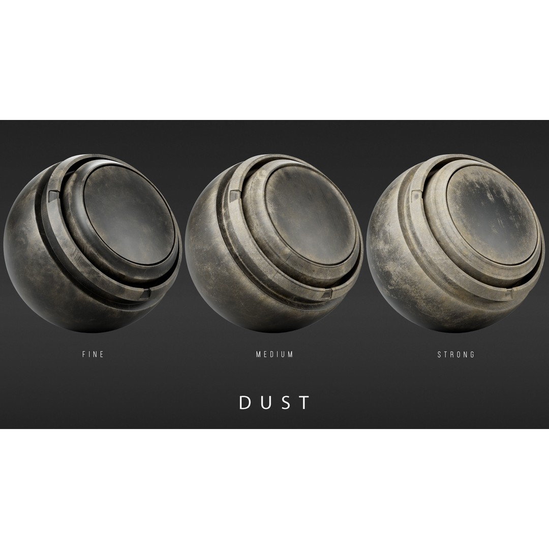 High Detail Smart Masks 3D Model – Customizable PBR Textures, Substance - View 5
