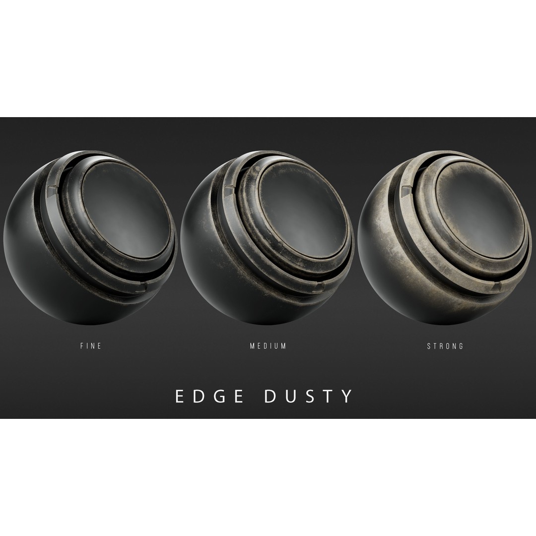 High Detail Smart Masks 3D Model – Customizable PBR Textures, Substance - View 6