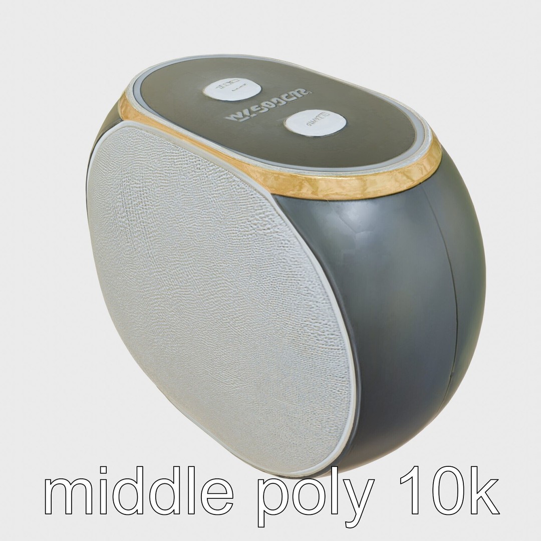 Lyr Oval Voice Assistant 3D Model – Low Poly PBR Asset, FBX - View 11
