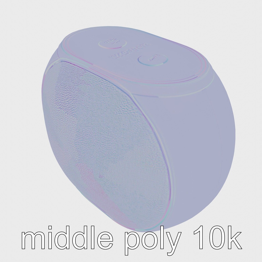 Lyr Oval Voice Assistant 3D Model – Low Poly PBR Asset, FBX - View 17