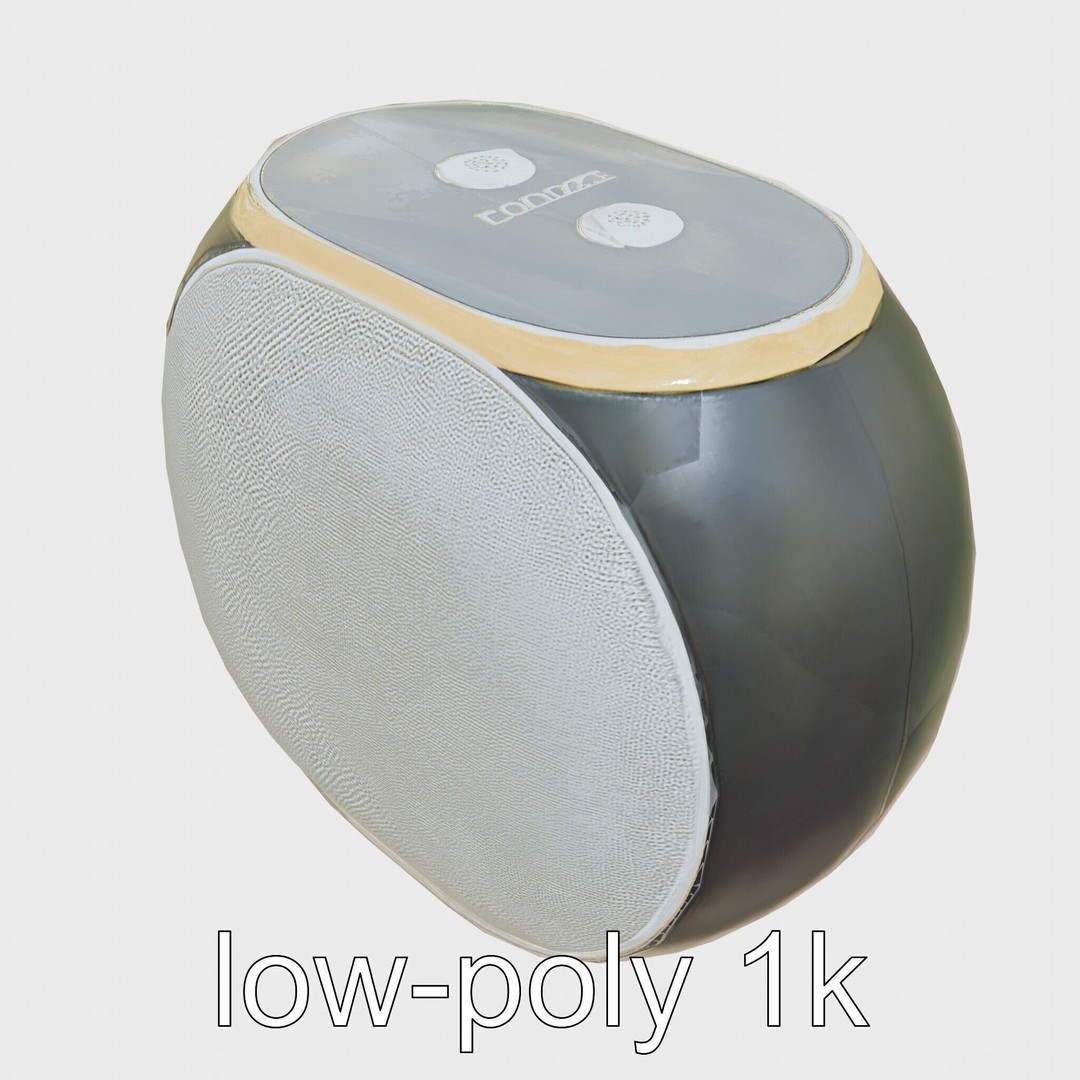 Lyr Oval Voice Assistant 3D Model – Low Poly PBR Asset, FBX - View 21