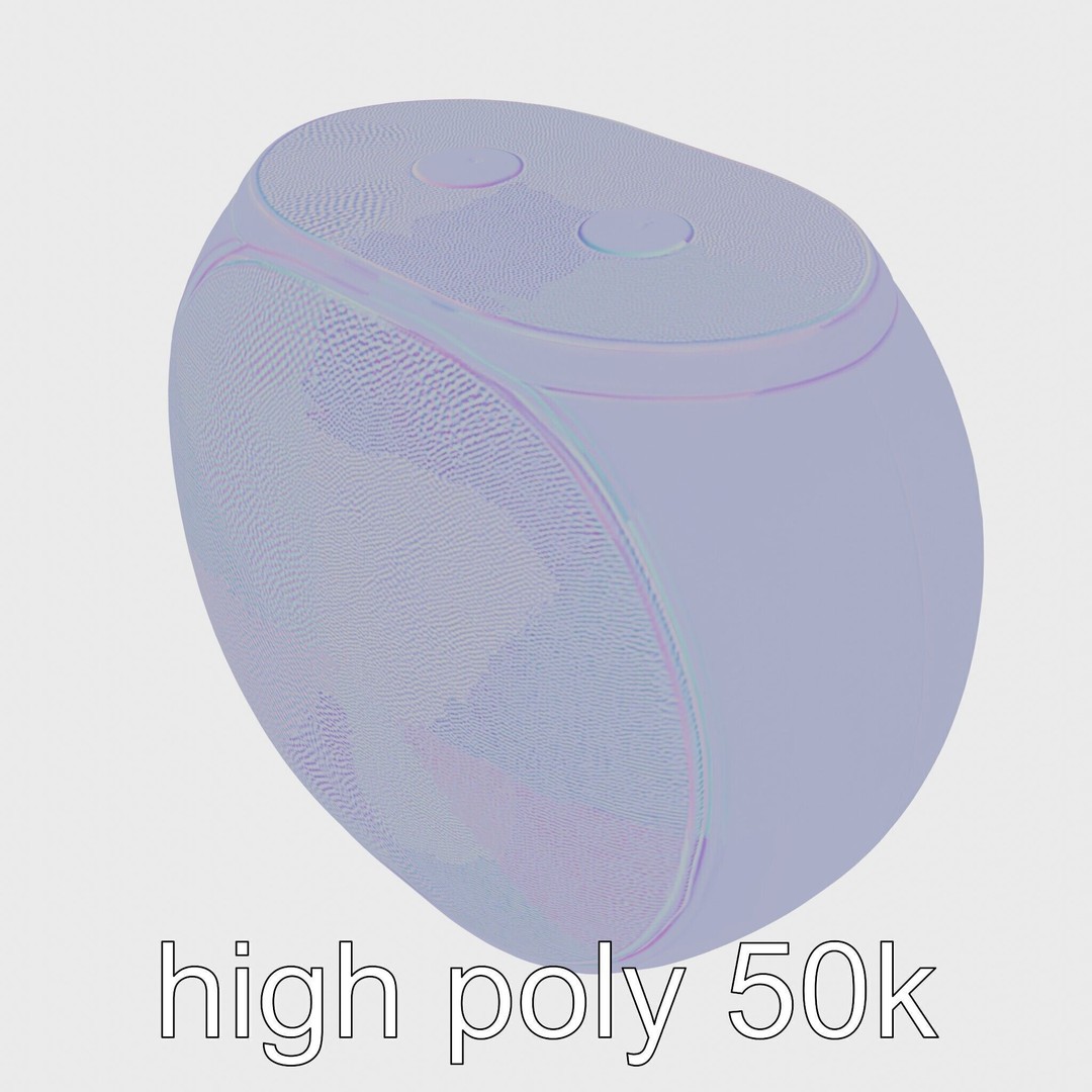 Lyr Oval Voice Assistant 3D Model – Low Poly PBR Asset, FBX - View 23