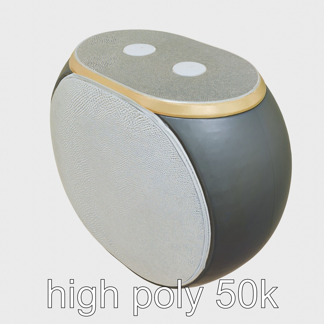 Lyr Oval Voice Assistant 3D Model – Low Poly PBR Asset, FBX - View 25