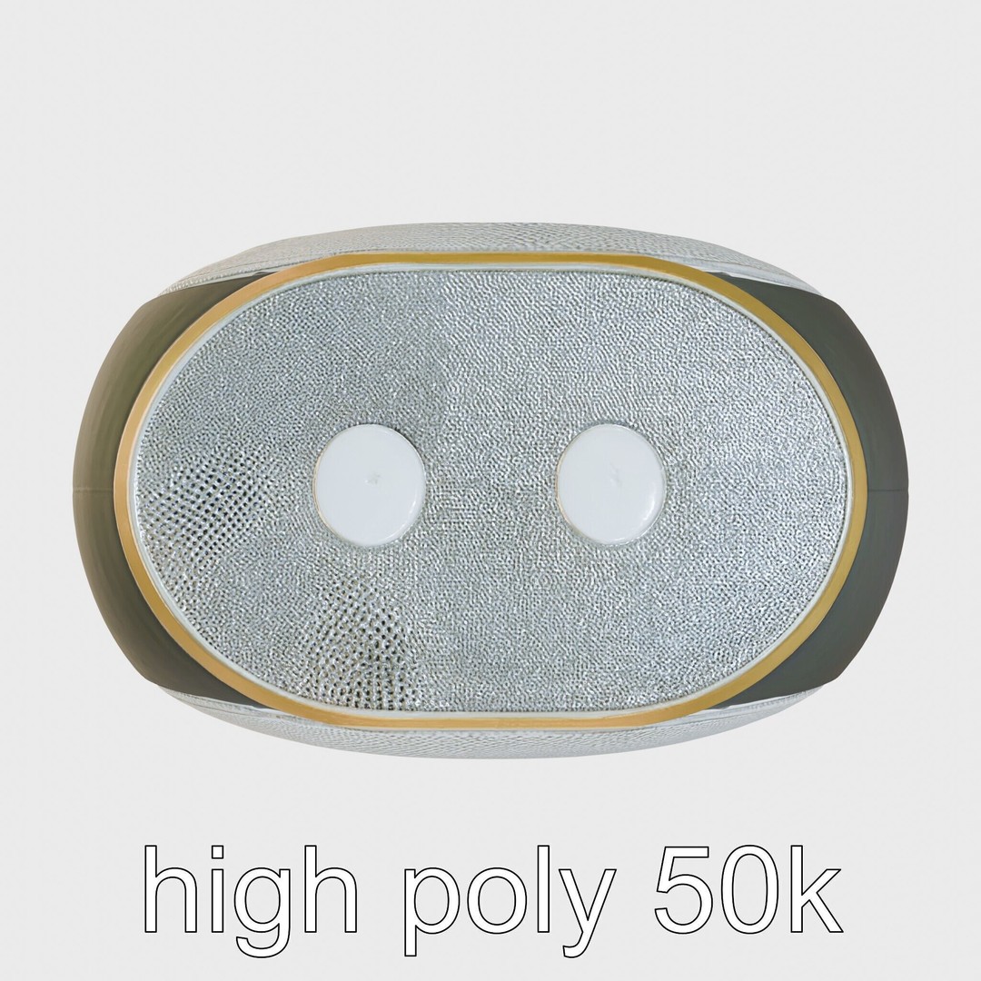 Lyr Oval Voice Assistant 3D Model – Low Poly PBR Asset, FBX - View 4