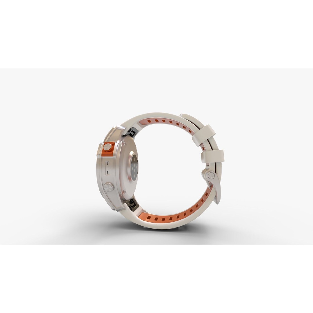 Garmin Fenix Sapphire Solar 3D Model – High-Poly PBR Asset, FBX & OBJ - View 8