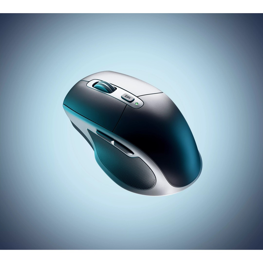 Modern Wireless Mouse 3D Model – Photorealistic PBR Asset, FBX, OBJ - View 2
