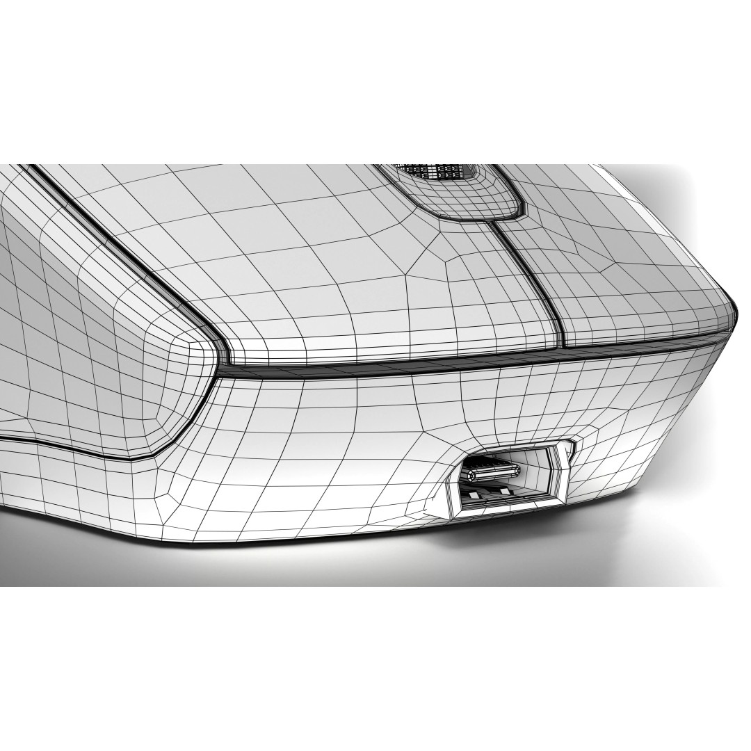 Modern Wireless Mouse 3D Model – Photorealistic PBR Asset, FBX, OBJ - View 23