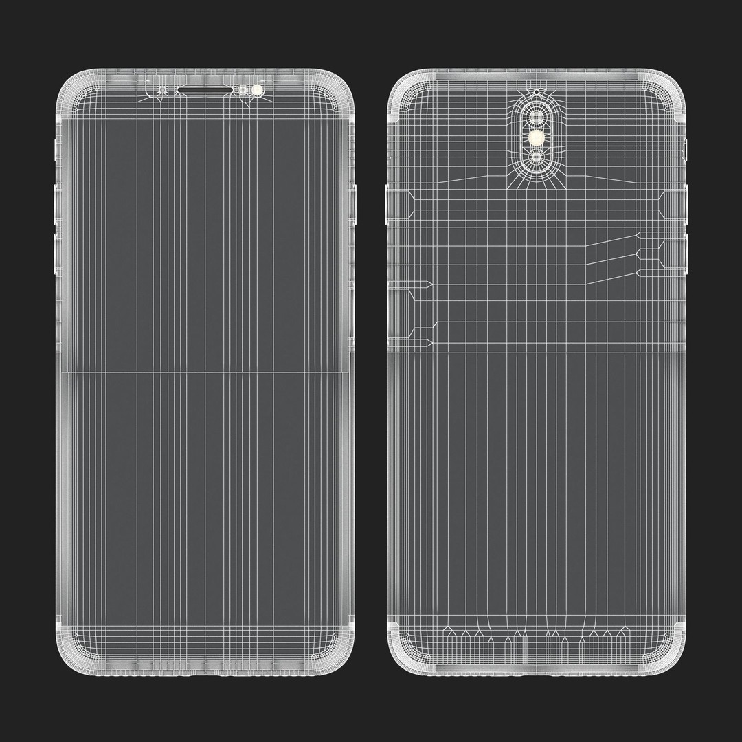 Generic Smartphone 3D Model – Realistic PBR Asset, FBX, OBJ, Game Ready - View 21