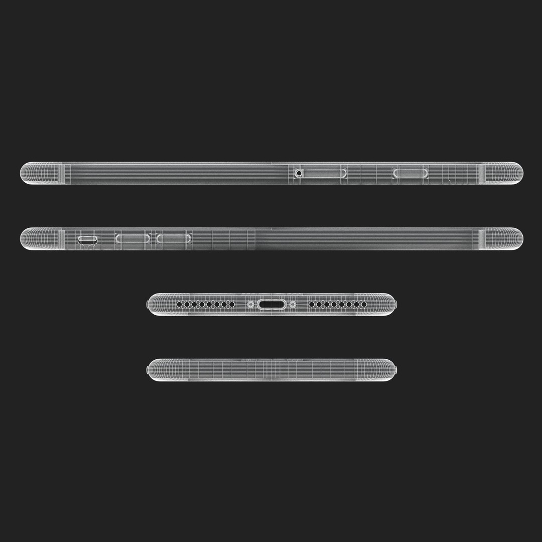 Generic Smartphone 3D Model – Realistic PBR Asset, FBX, OBJ, Game Ready - View 23