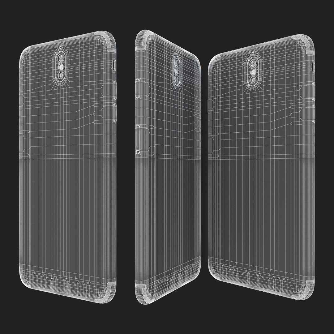 Generic Smartphone 3D Model – Realistic PBR Asset, FBX, OBJ, Game Ready - View 25