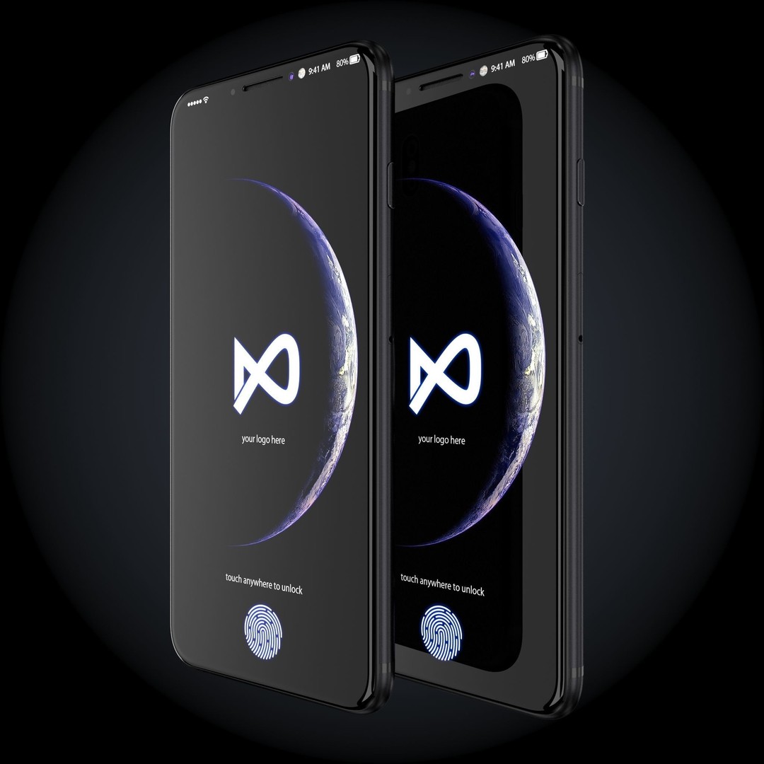 Generic Smartphone 3D Model – Realistic PBR Asset, FBX, OBJ, Game Ready - View 3