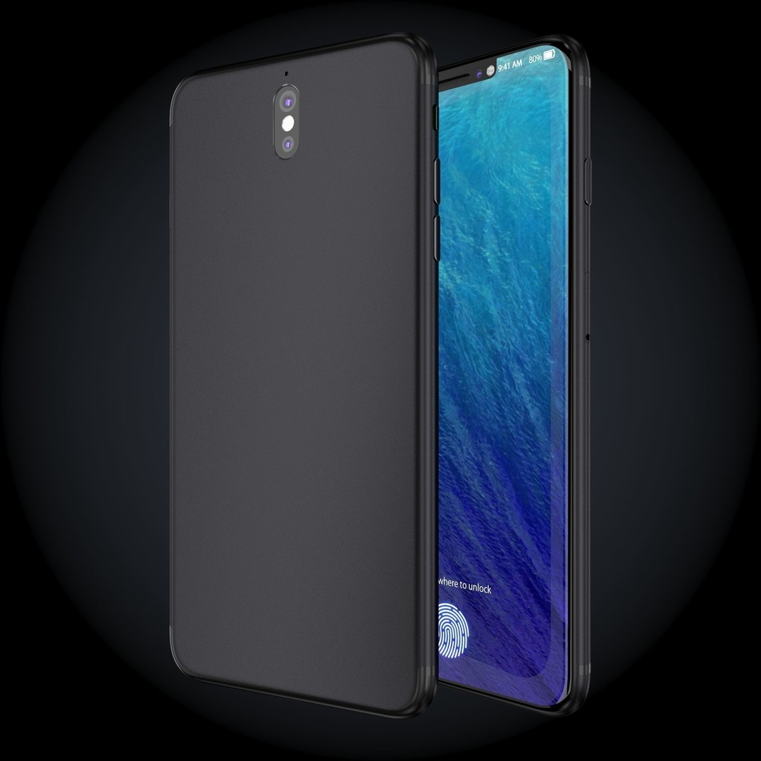 Generic Smartphone 3D Model – Realistic PBR Asset, FBX, OBJ, Game Ready - View 5