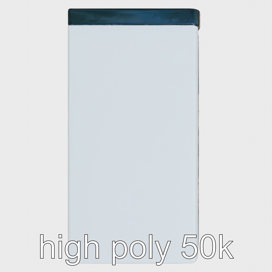 Bionic Refrigerator 3D Model – Low Poly PBR Game Asset, FBX - View 13