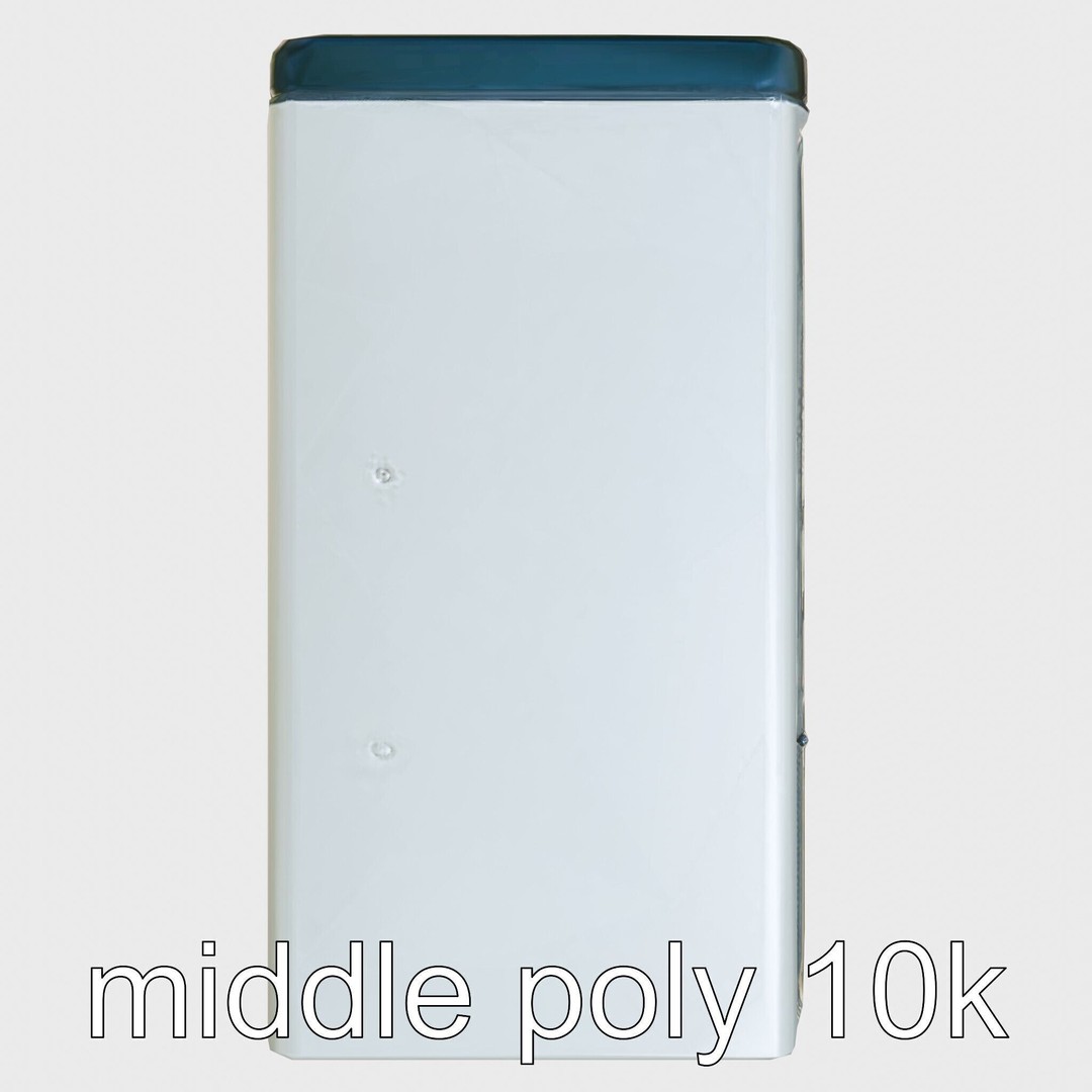 Bionic Refrigerator 3D Model – Low Poly PBR Game Asset, FBX - View 19