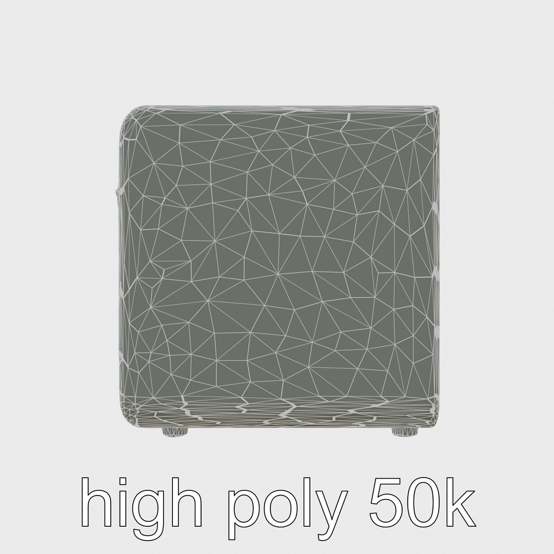 Bionic Refrigerator 3D Model – Low Poly PBR Game Asset, FBX - View 7